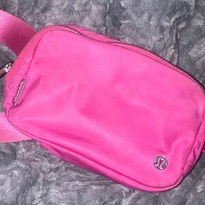 lululemon athletica Hot Pink Crossbody Belt Bag